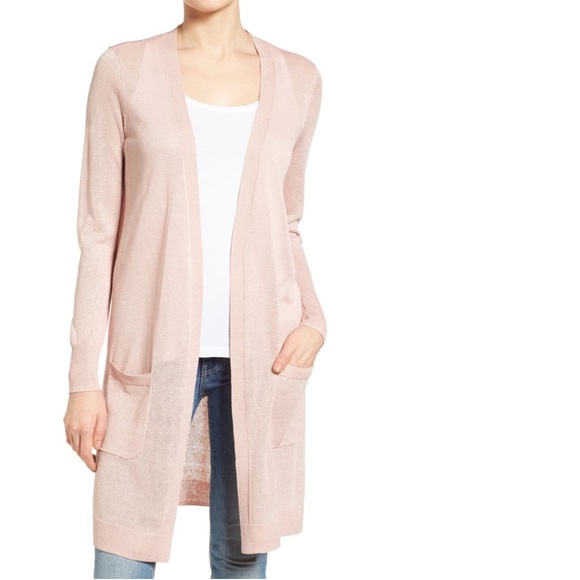 Halogen Linen Blend Long Cardigan - Picture 1 of 5